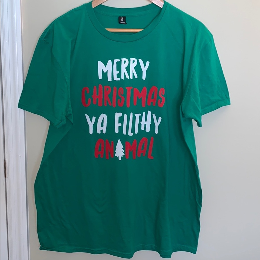 Never worn! Merry Christmas Ya Filthy Animal!